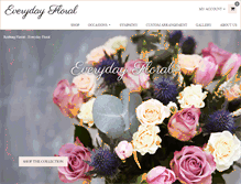 Tablet Screenshot of everydayfloral.com